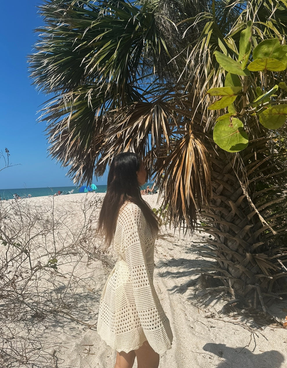 Flared Knit Cover Up