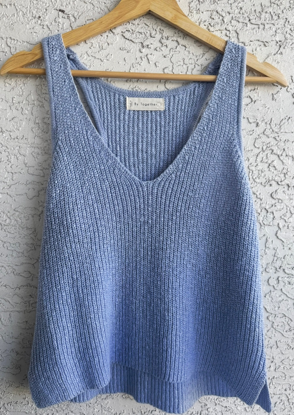 Knit Sweater V-Neck Tank