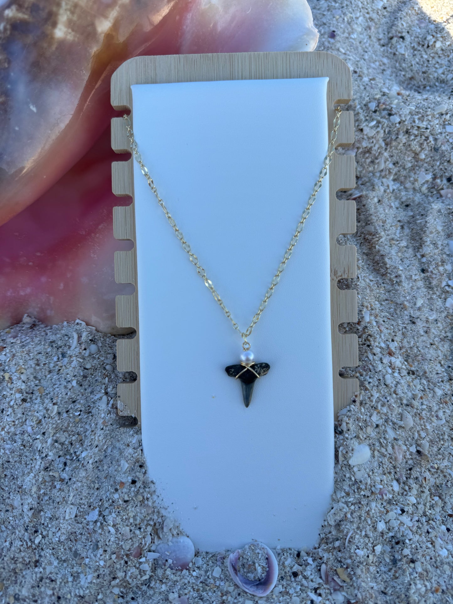 Gold Maui SharkTooth Necklace